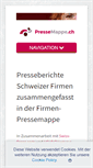 Mobile Screenshot of pressemappe.ch